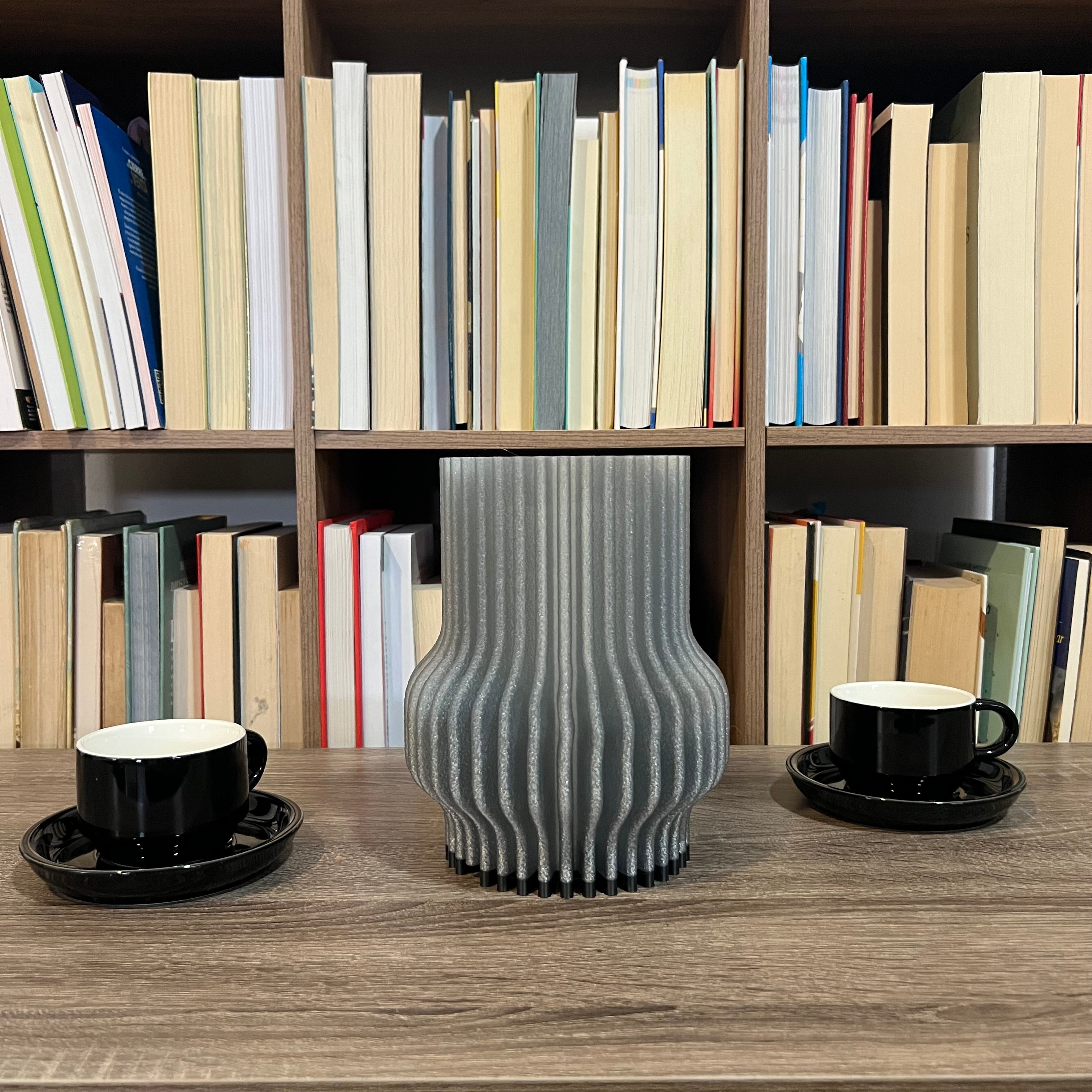 Lampara Tubular Moderna Ranurada