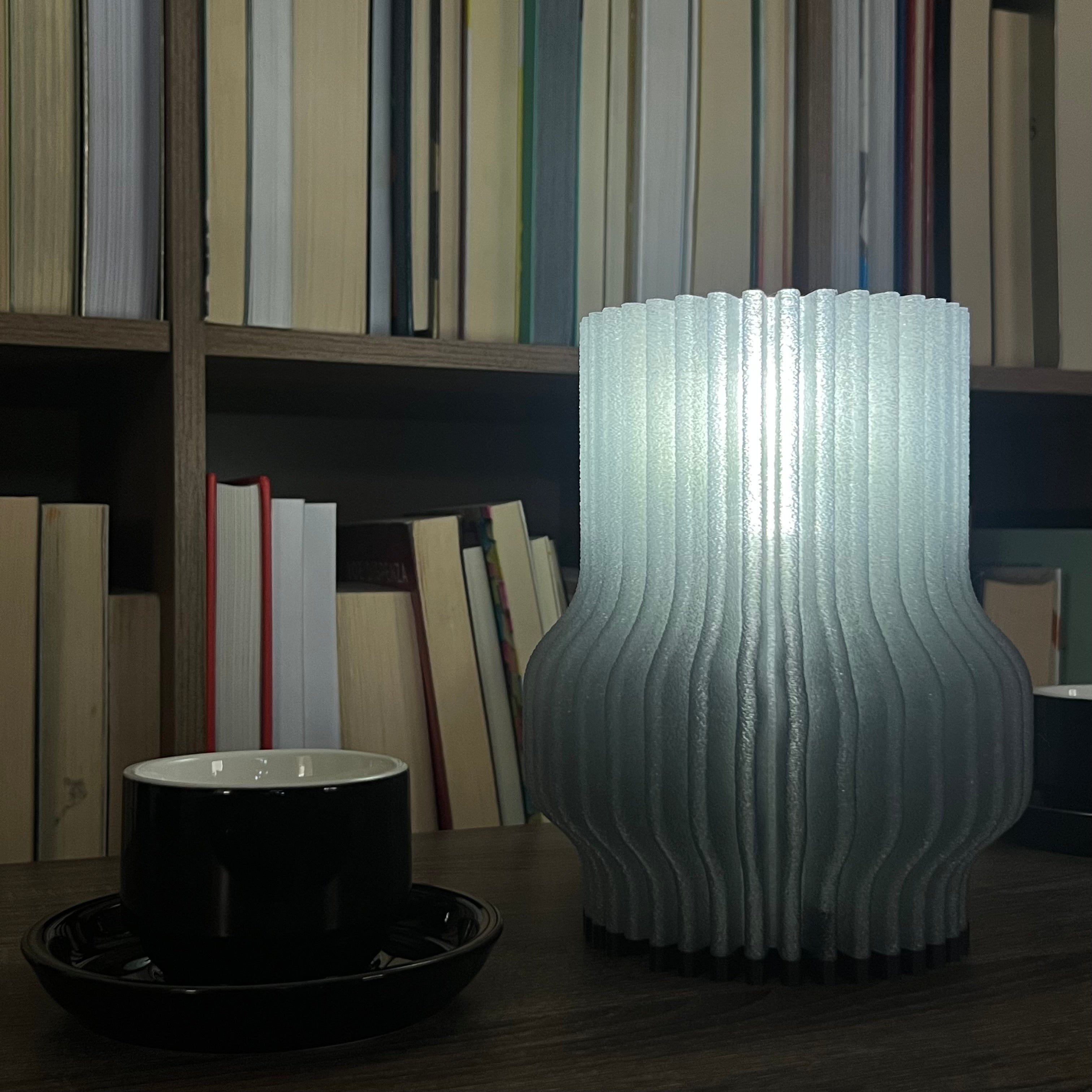 Lampara Tubular Moderna Ranurada