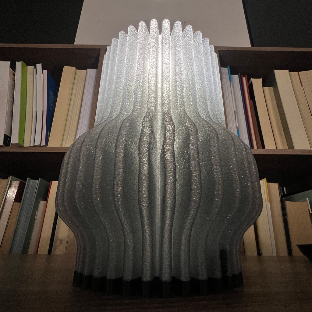 Lampara Tubular Moderna Ranurada