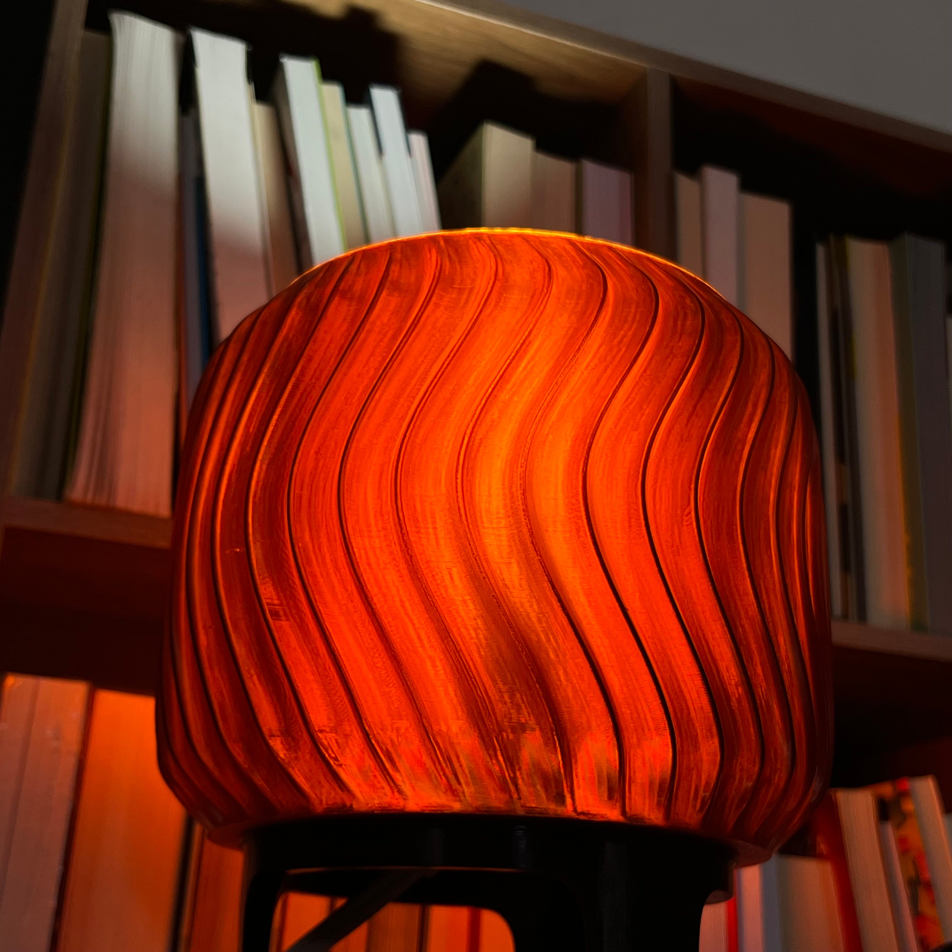 Lampara de Rueda Roja de Noche Oriental