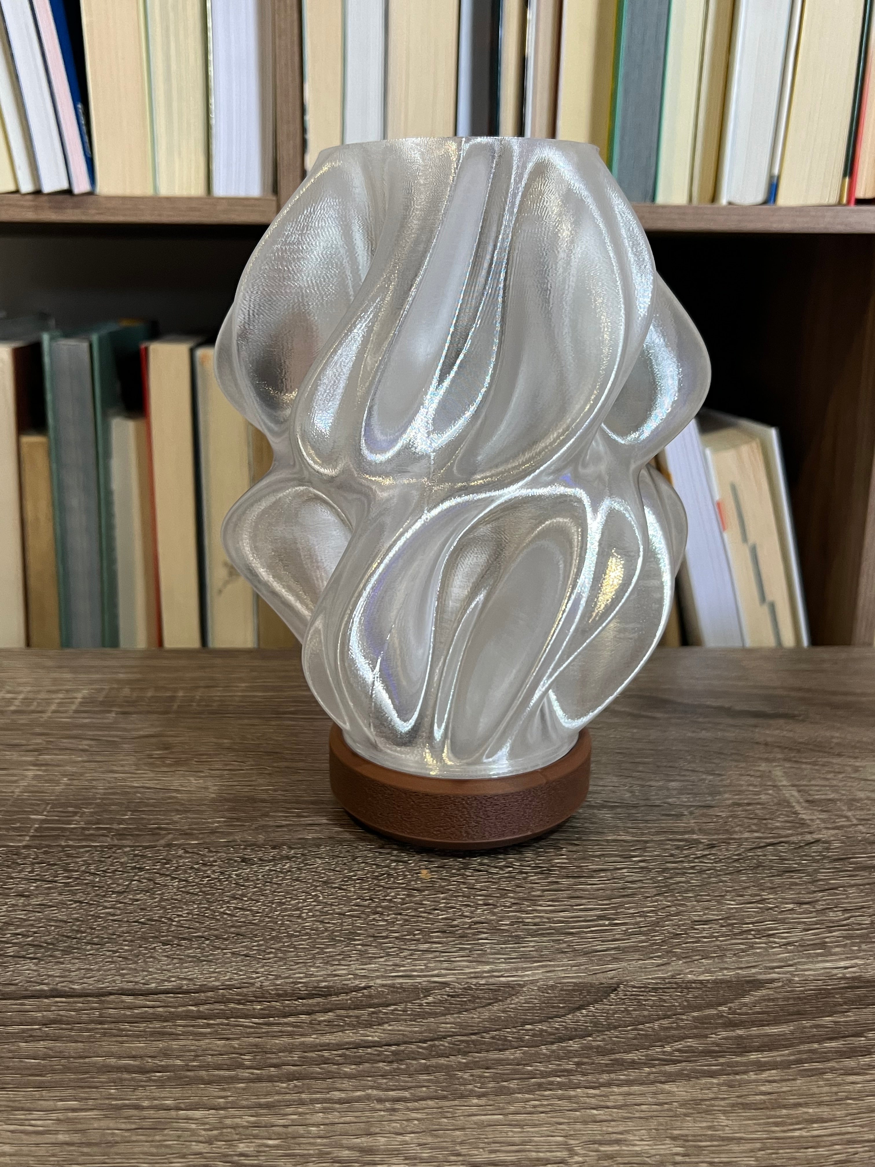 Lámpara de Sábana de Cristal