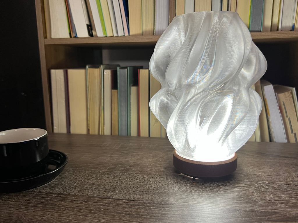 Lámpara de Sábana de Cristal