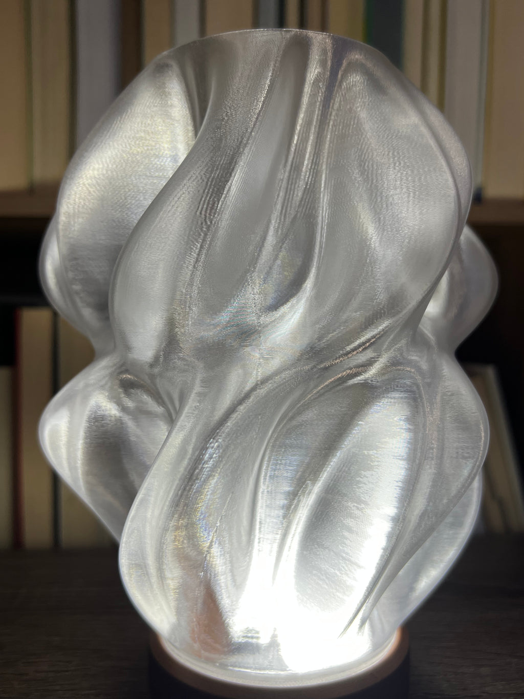 Lámpara de Sábana de Cristal