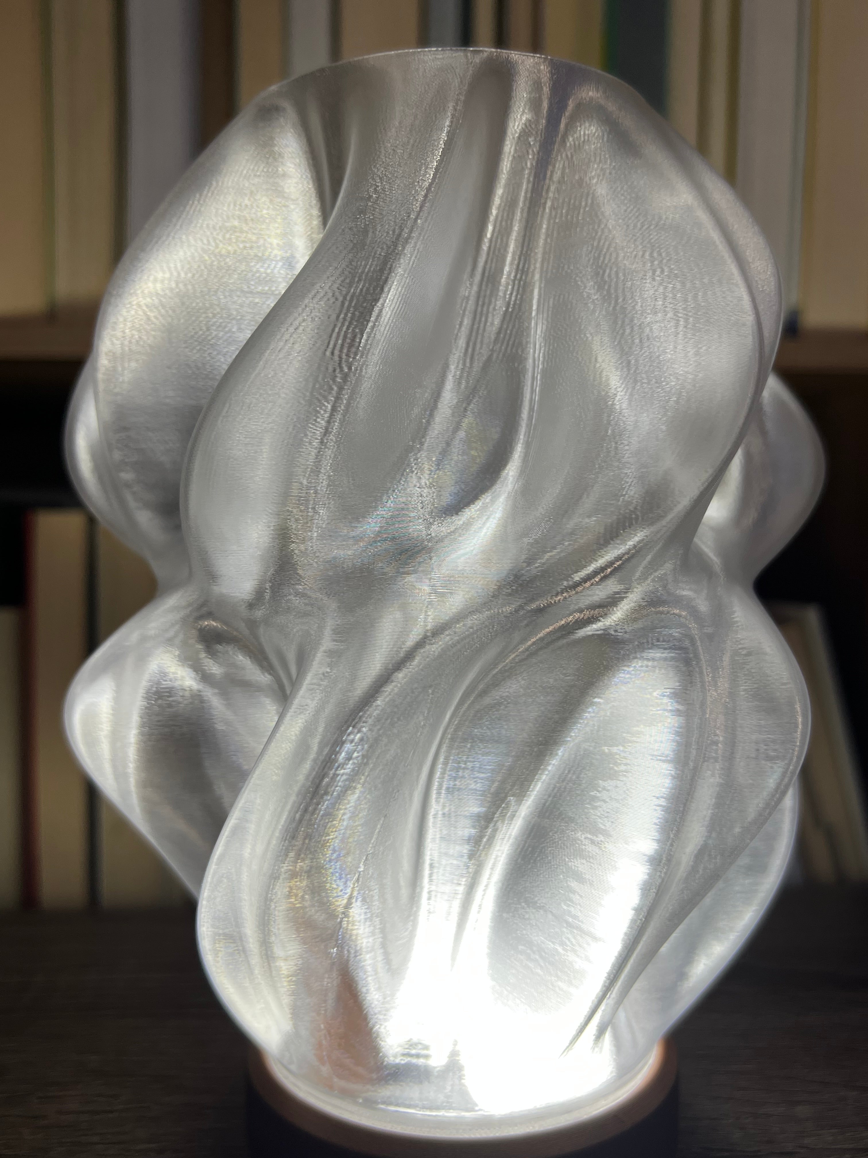 Lámpara de Sábana de Cristal