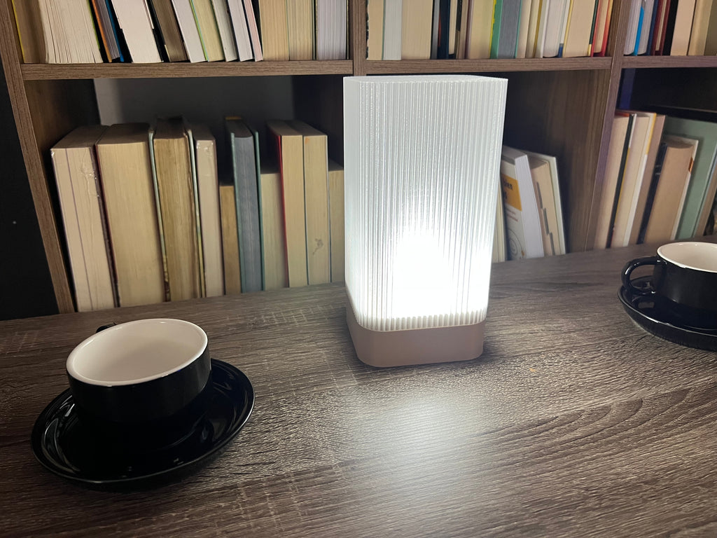 Lampara Rectangular Traslucida de Lobby Setentero