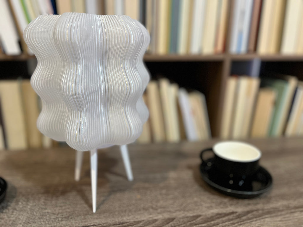 Lámpara de Ondas Traslúcida Art Deco